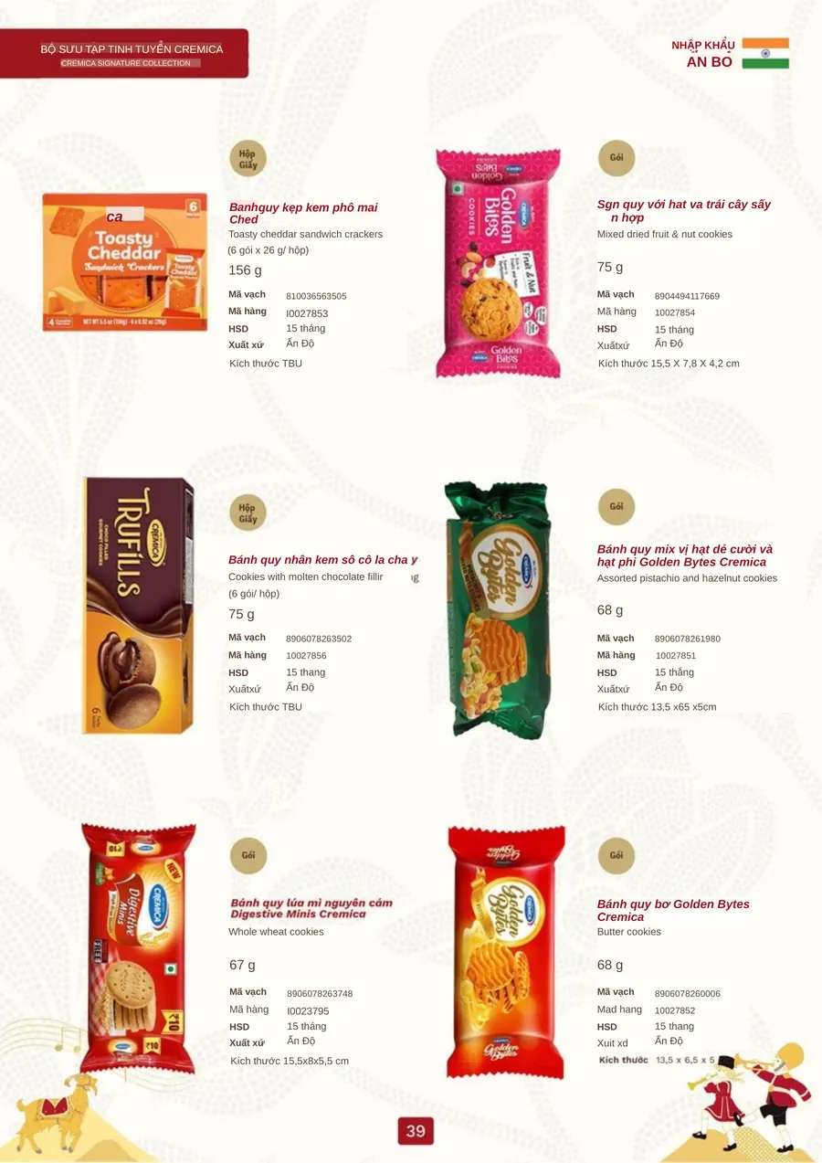 Trang 39 – Bánh quy Cremica