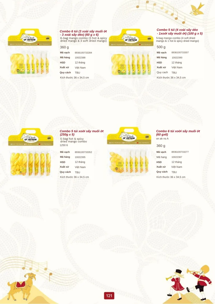 Trang 121 – FFF · Trái cây sấy